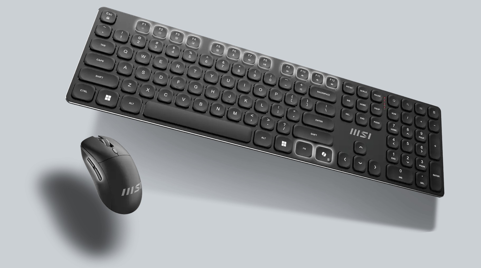 MSI Forge K210 Wireless Keyboard & Mouse Combo - Low Profile
